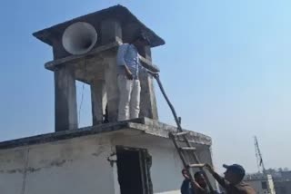 Loudspeakers removed from religious places