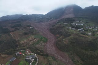 China landslide in Sichuan