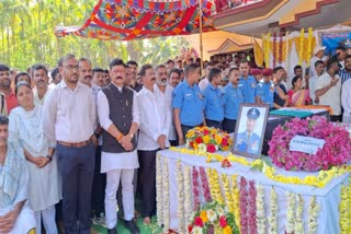 Soldier Manjunath cremation