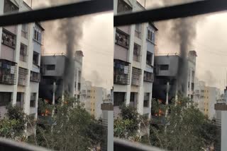 Fire Breaks Out In a Building