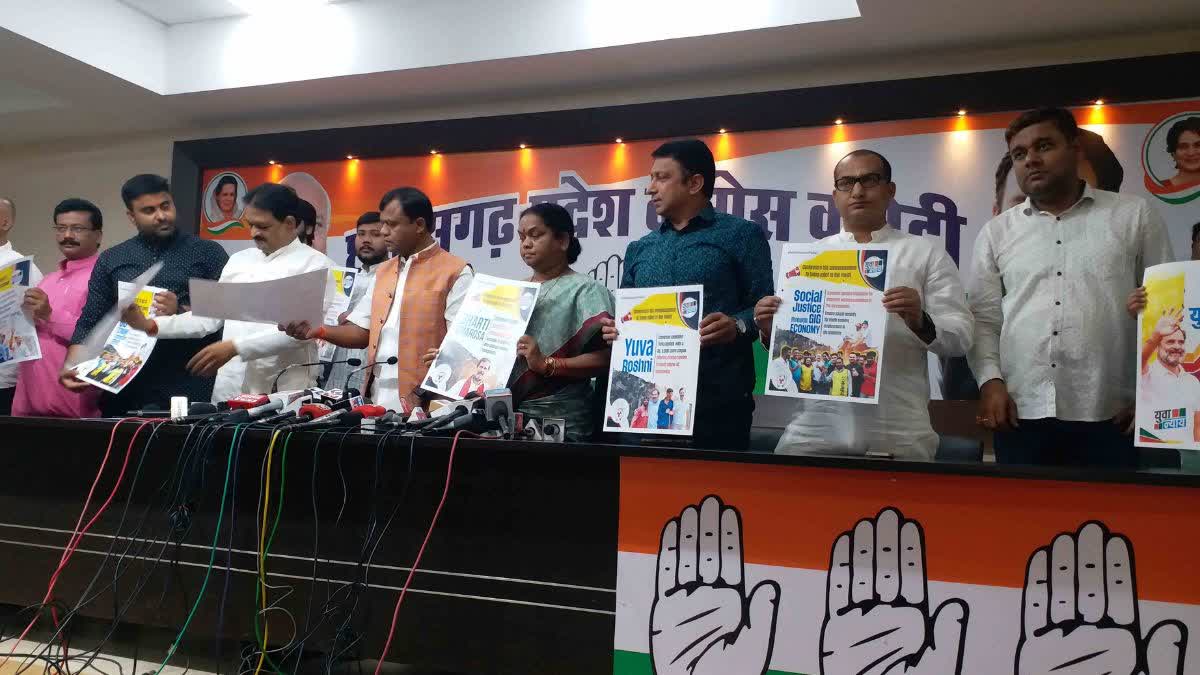 PCC Press Conference in Raipur