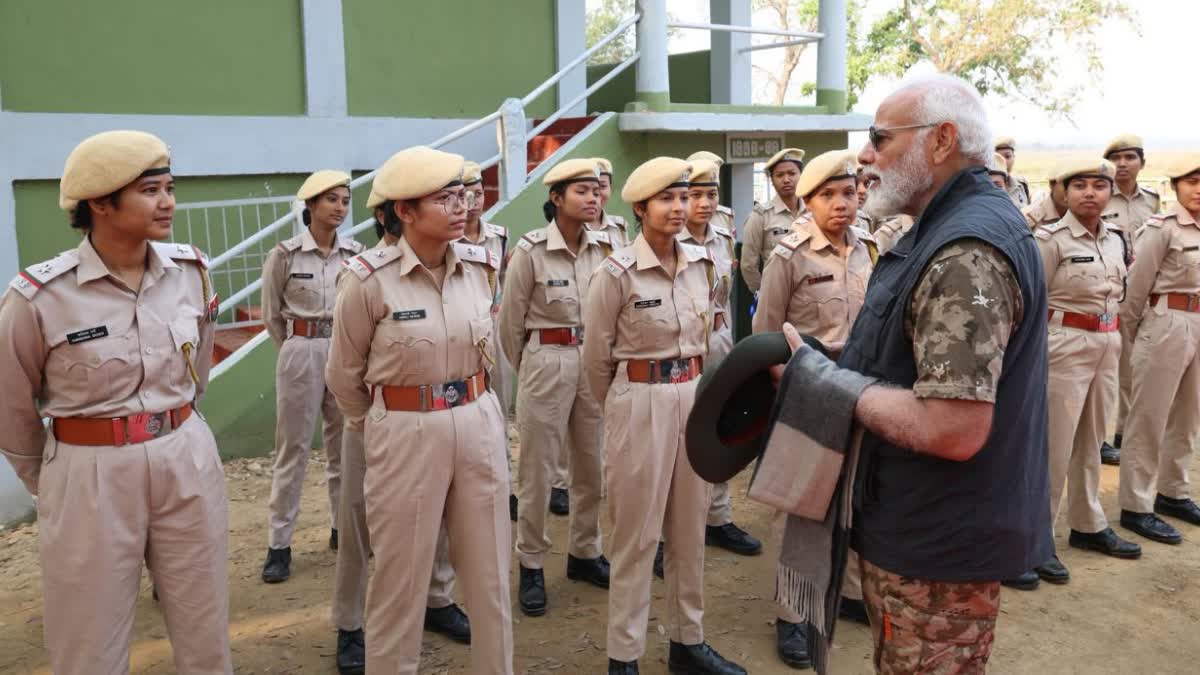 Narendra Modi in Kaziranga