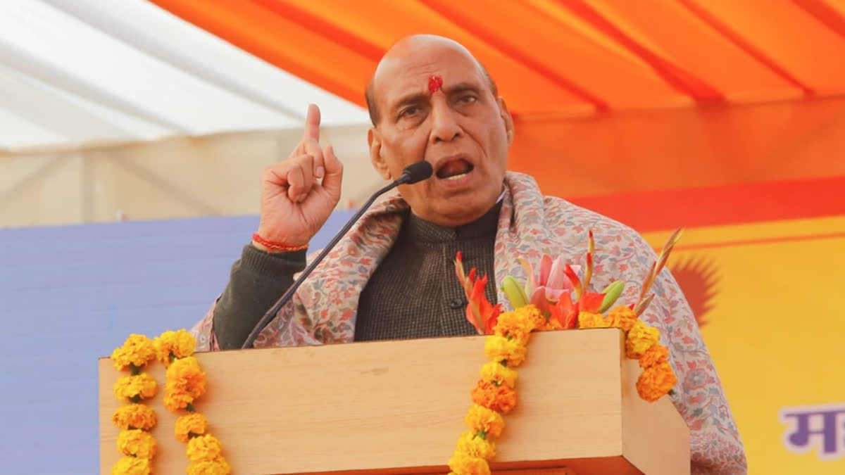 Defence Minister Rajnath Singh on Saturday said the country's growth cannot be imagined without the development of farmers and villages, and asserted that the Modi government was standing shoulder to shoulder with the cultivators.