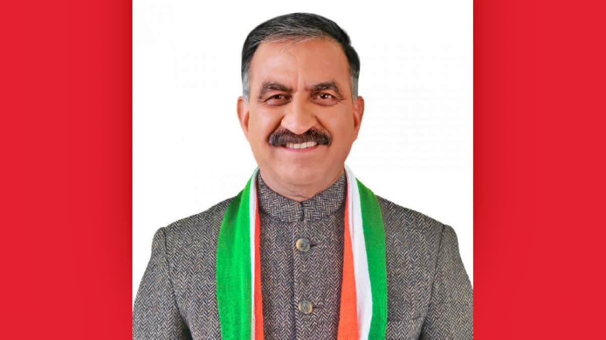 CM Sukhvinder Singh Sukhu