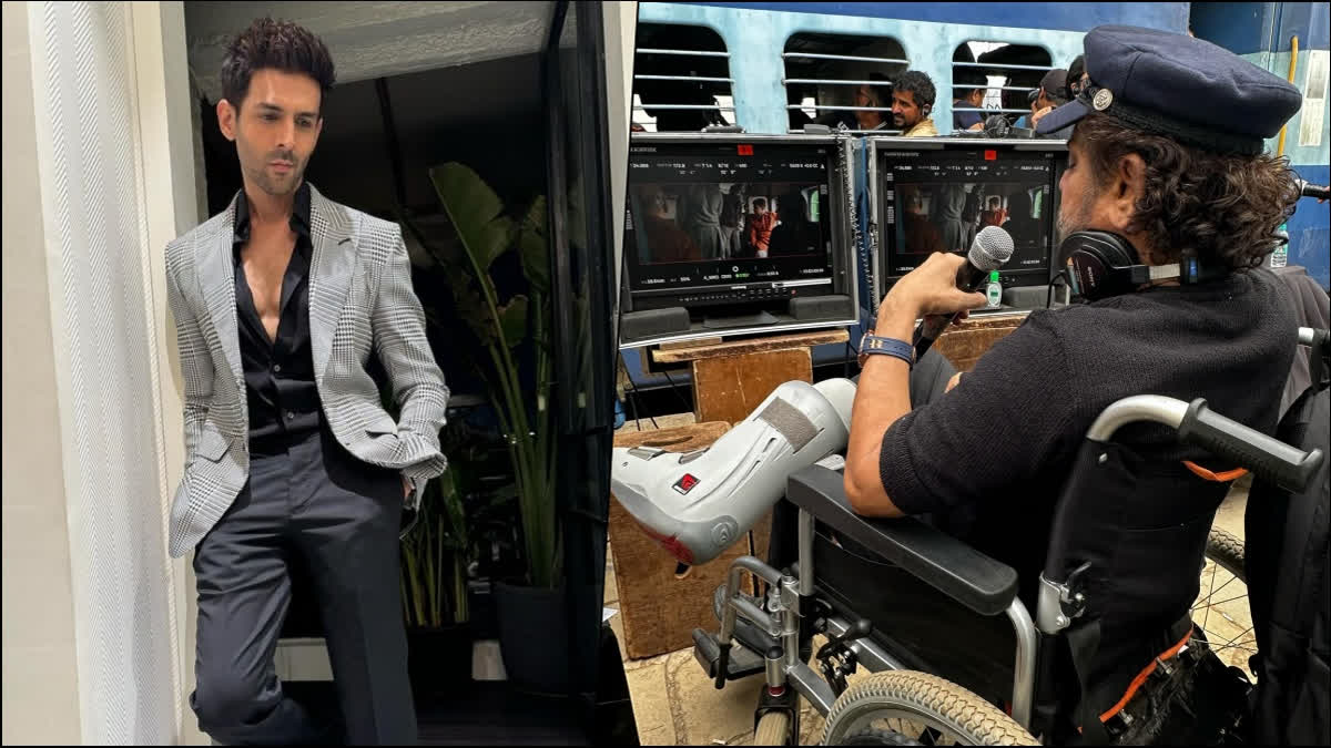 Anees Bazmee Starts Bhool Bhulaiyaa 3 Shoot in a Wheelchair, Kartik Aaryan Seeks God's Blessings