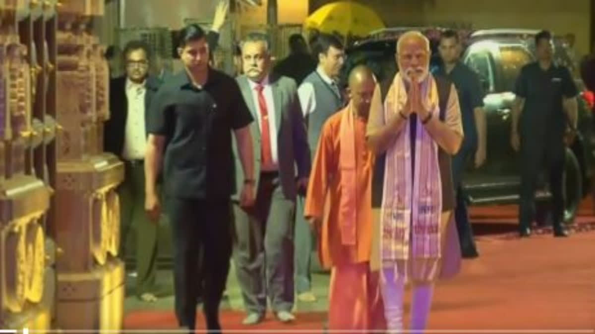 Arriving here days after being made BJP nominee for Varanasi Lok Sabha seat for the third time, Prime Minister Narendra Modi was accorded a rousing reception at the Varanasi airport on Saturday.