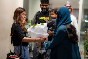 Nayanthara lands in Saudi Arabia