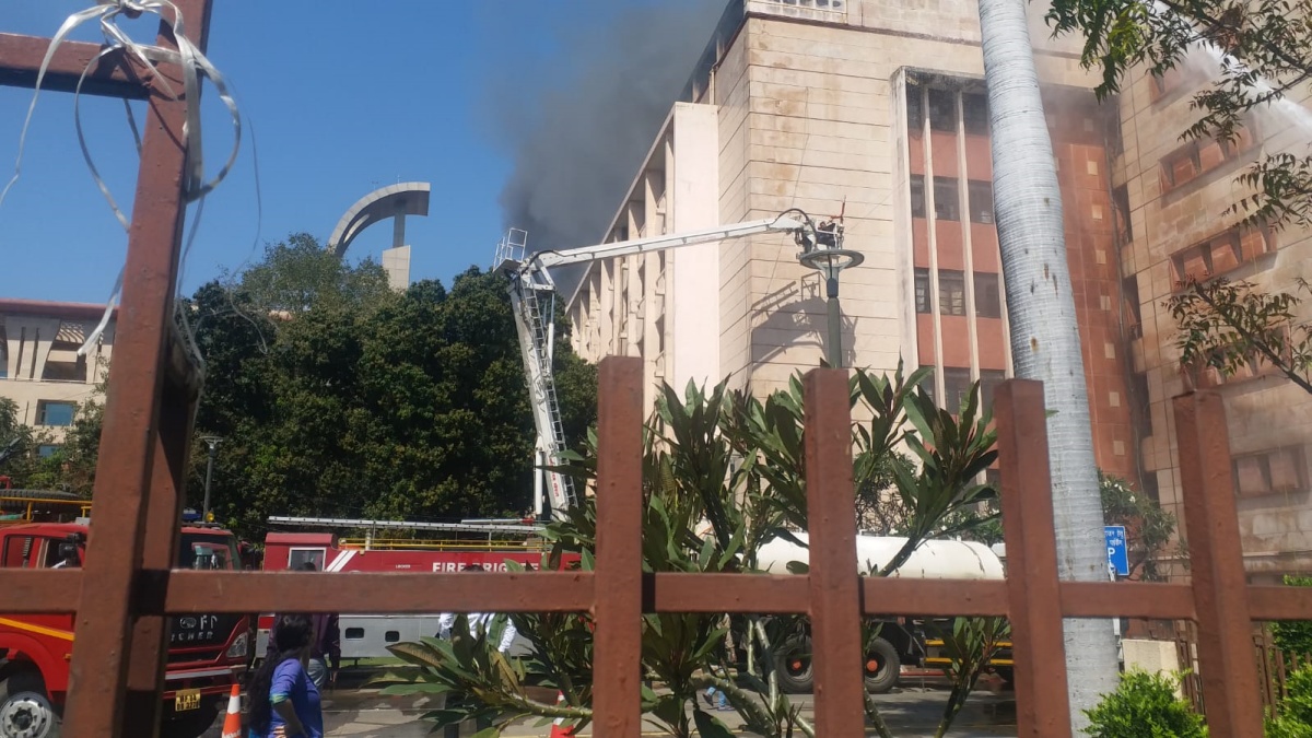 mp bhopal fire breaks out vallabh bhawan