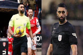 Sunny Singh Gill First Indian Origin Referee In EPL  സണ്ണി സിങ് ഗില്‍  British South Asian Referee PL  Premier League First Indian Referee Sunny Singh Gill Set To Become The First British South Asian Referee In Premier League