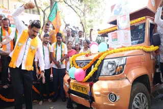 Inauguration of Viksita Bharat LED Campaign Vehicles
