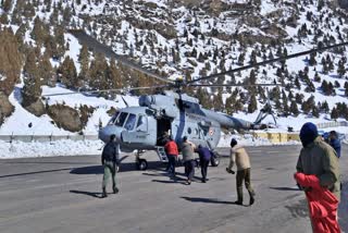 2 Patient Airlift in Lahaul Valley to Kullu