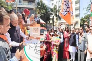 Jaipur BJP started Sankalp Patra Sujhav Abhiyan