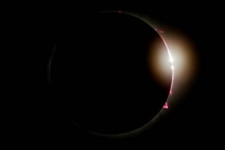 Total solar eclipse seen across Mexico, Canada, US