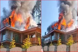 Shimla Jabar Village House Burnt into Fire