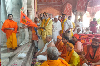 Gaj puja took place in the adorable Govind Devji temple of Jaipur.