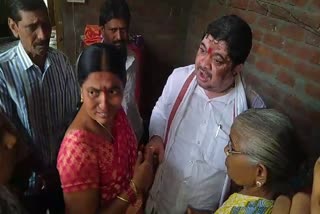 Priyanka Gandhi Surprises A Family in Husnabad