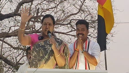 Premalatha Vijayakanth Campaign In Kumbakonam