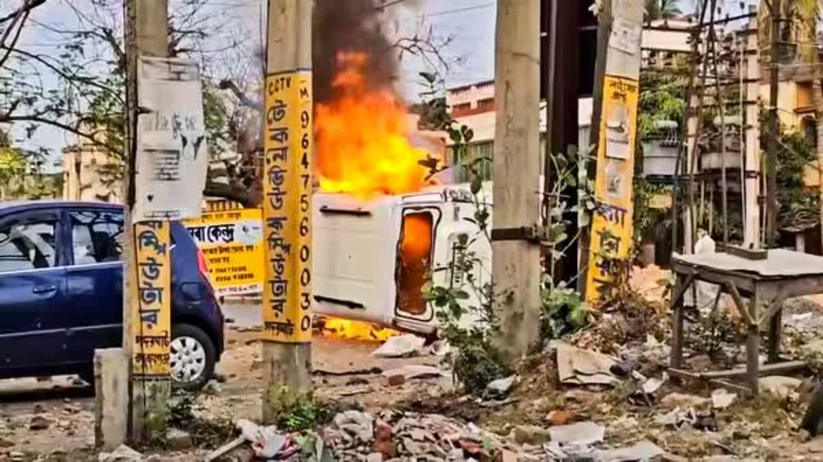 ANTI WAQF PROTEST  WAQF PROTEST IN WEST BENGAL  MURSHIDABAD ON BOIL  PROTEST AGAINST WAQF BILL