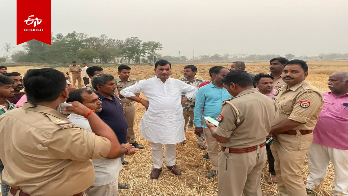 गोंडा में पकड़ी गई गोकशी .