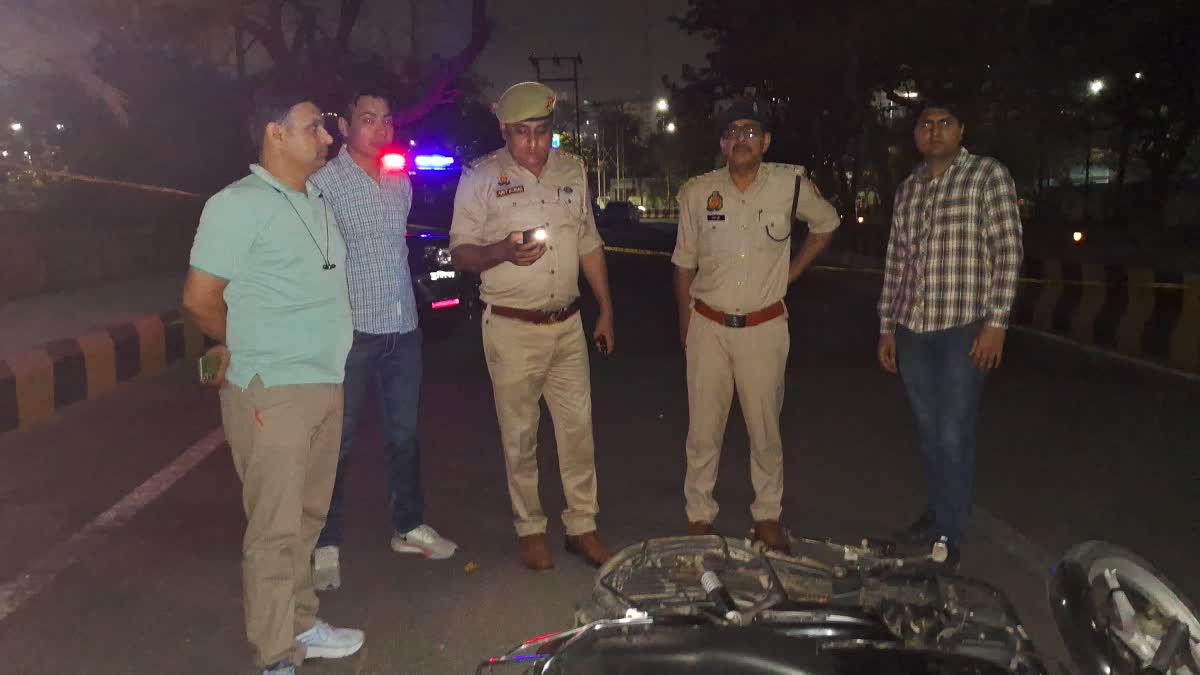 नोएडा:  पुलिस से मुठभेड़ के बाद पकड़ा गया शातिर गैंगस्टर