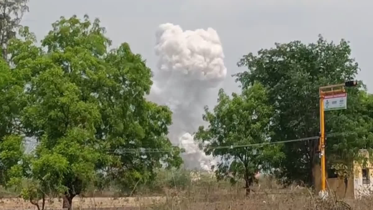 At least nine people were killed after an explosion in a firecracker unit in Sivakasi in Tamil Nadu