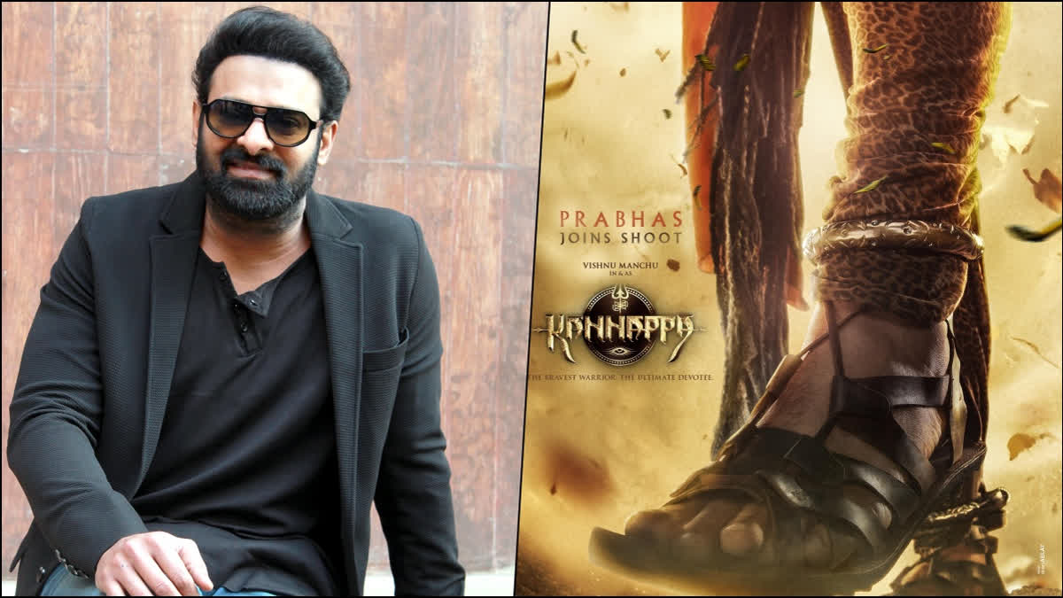 Prabhas Joins Vishnu Manchu's Kannappa Shoot; Check out New Poster