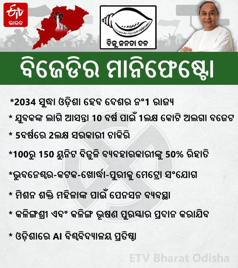 BJD Releases Manifesto 2024