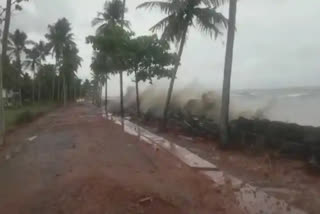 WEATHER UPDATE  കള്ളക്കടൽ പ്രതിഭാസം കേരളത്തില്‍  BLACK SEA PHENOMENON ON KERALA  CENTRAL METEOROLOGICAL DEPARTMEN