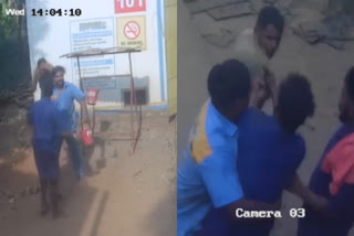 BPCL BOTTLING PLANT  DRIVER ATTACKED BPCL  ബിപിസിഎൽ ബോട്ട്ലിങ് പ്ലാന്‍റ്  ഡ്രൈവര്‍ക്ക് മർദനം