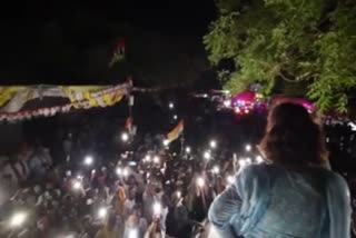 Congress leader Priyanka Gandhi campaigned in Rae Bareli.