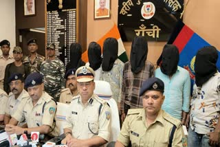 drug peddlers arrested along with ten criminals in Ranchi