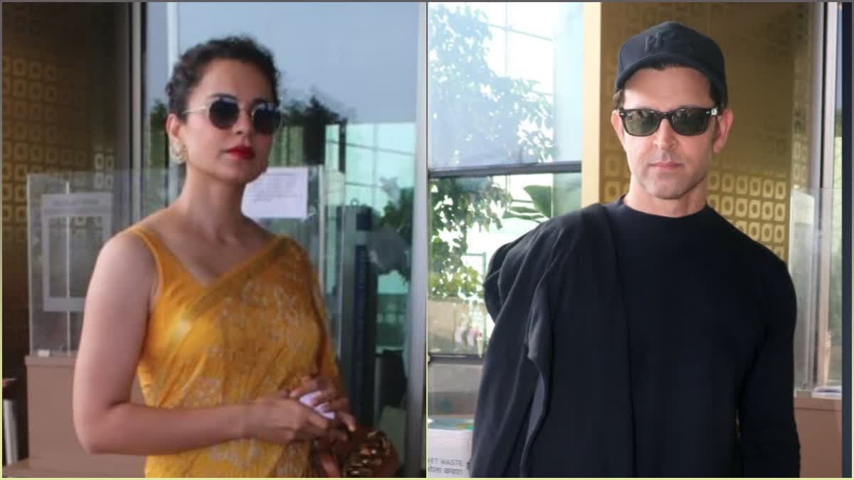 Hrithik Roshan and Kangana Ranaut