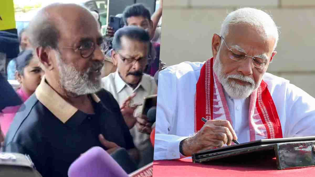 Rajinikanth heads to Delhi for PM Narendra Modi's oath-taking ceremony. He praises Modi's re-election and mentions receiving an invite to Chandrababu Naidu's swearing-in. The superstar is reportedly the only actor from South invited for PM's swearing-in ceremony in Delhi.