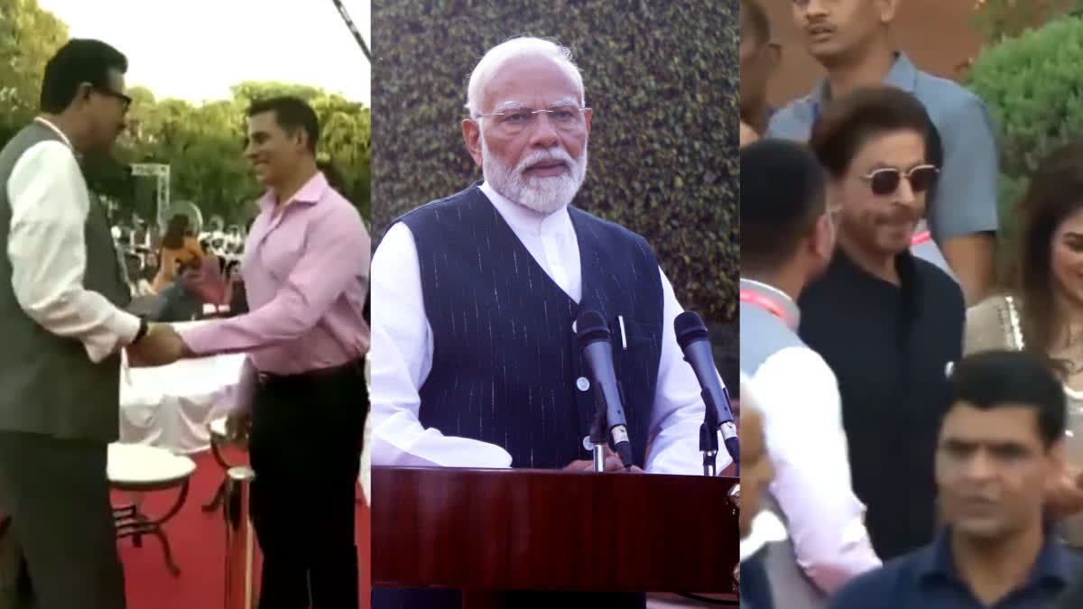 Etv BharatCELEBS AT NARENDRA MODI OATH CEREMONY