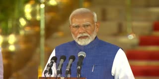 Narendra Modi sworn in as Prime Minister of India