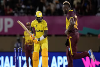 The lacklustre Uganda cricket team posted the lowest-ever total, managing only 39 runs against West Indies, who secured the second-highest margin of victory in terms of runs in T20 World Cup history on Sunday.