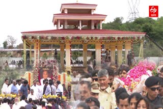 Last journey of Ramoji Rao