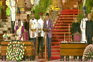 Pemmasani Chandrasekhar took Oath as Union Minister