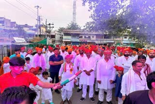 SEONI MLA FENCING ON MAHARANA PRATAP JAYANTI