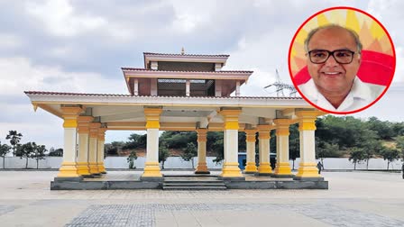 Media Mogul Ramoji Rao  Smruthi Vanam in  Ramoji Film City