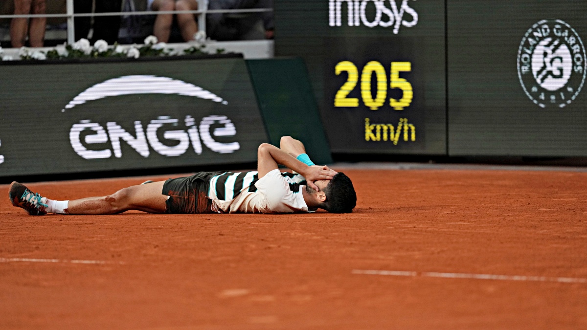 CARLOS ALCARAZ WINS FRENCH OPEN