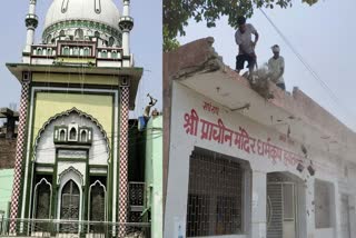 संभल में अवैध निर्माण के खिलाफ एक्शन.