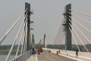 hanging bridge in Dungarpur