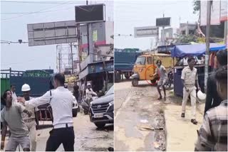 ATTACK ON TRAFFIC POLICE