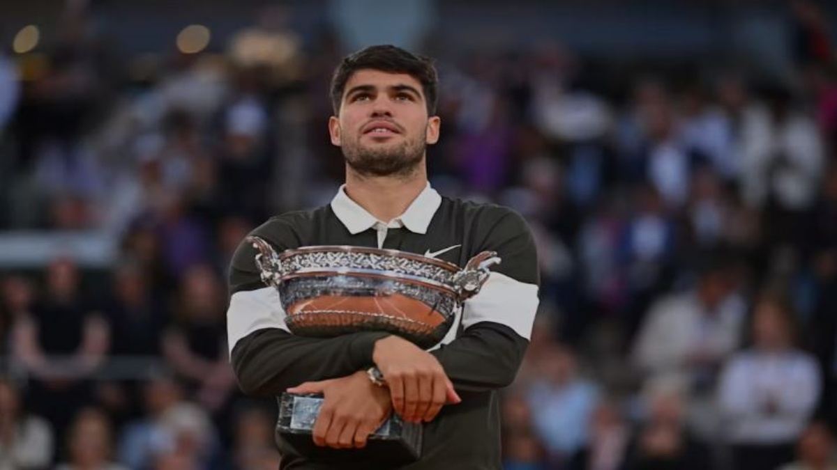 FRENCH OPEN 2025 CHAMPION CARLOS ALCARAZ