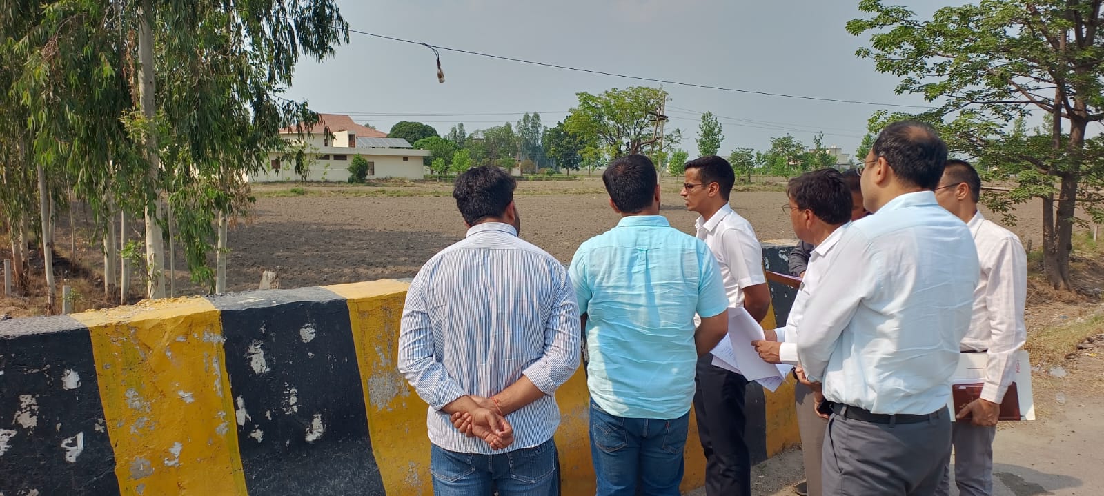 इंटरनल ड्रेन का जिला उपायुक्त ने किया दौरा