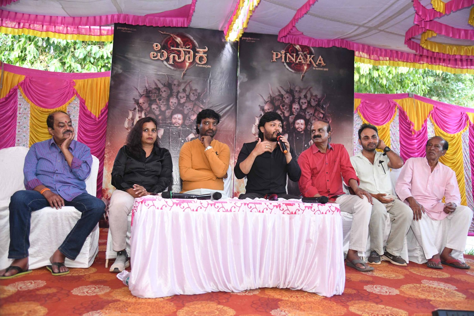 Ganesh's 'Pinaka' film team