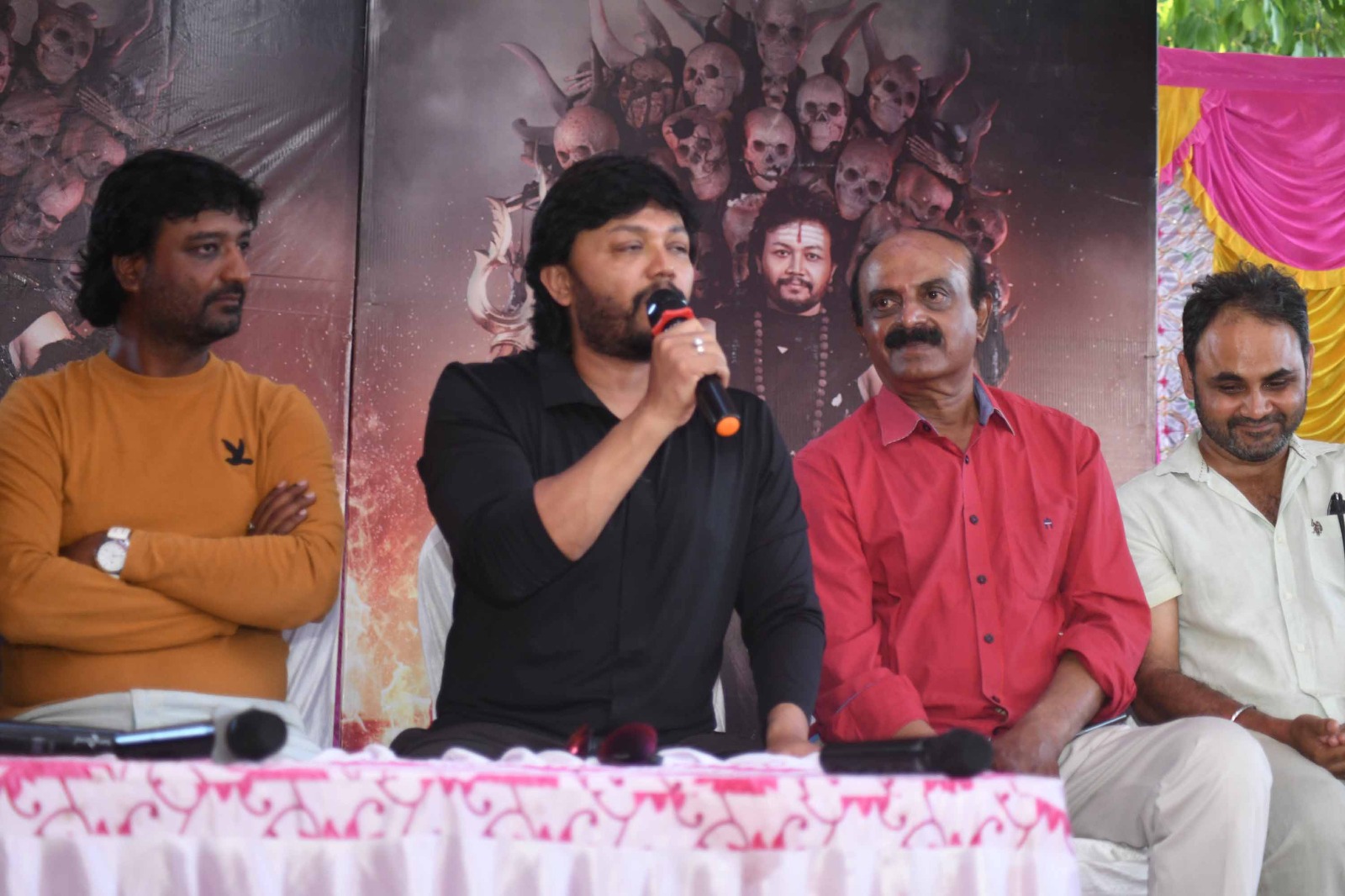 Ganesh's 'Pinaka' film team