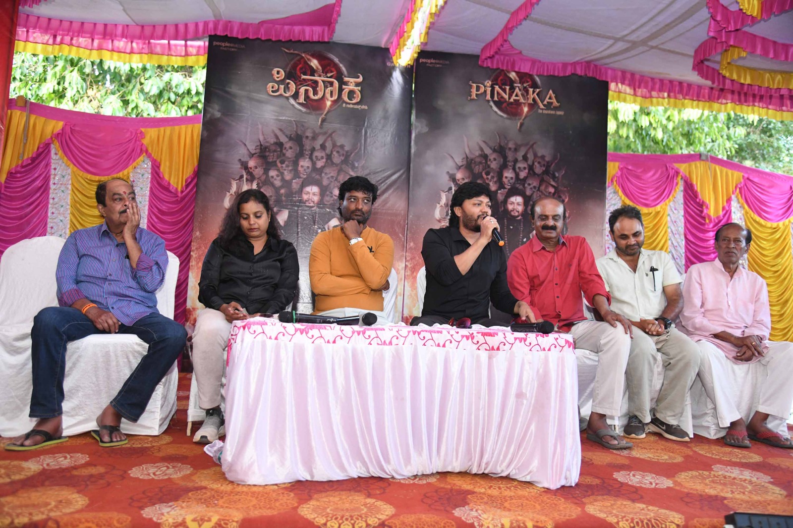 Ganesh's 'Pinaka' film team