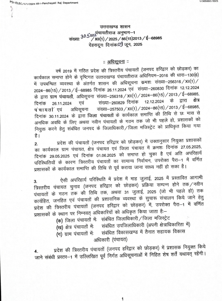 uttarakhand panchayat elections